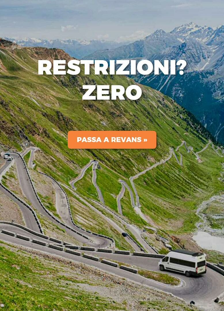 Zero restrizioni con van Revans